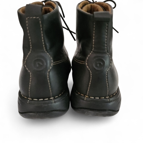 ROCKPORT Black Leather Ankle Boots Lace Up size 6.5 - Picture 6 of 11